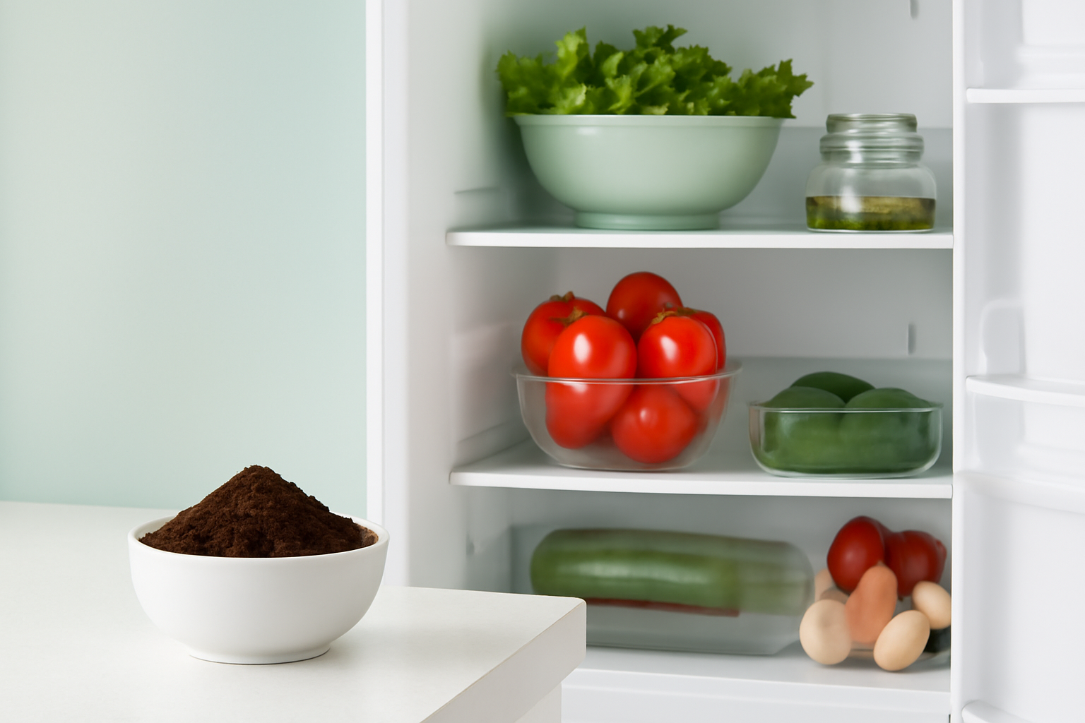 dried coffee grounds: Do Used Coffee Grounds Absorb Fridge Smell, or Just Cover It?