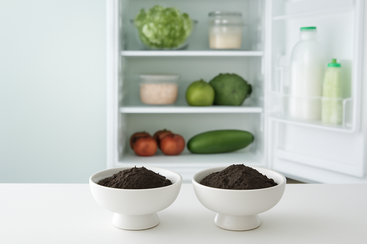 dried coffee grounds: Fresh vs Used Coffee Grounds: Which Works Better in the Fridge?
